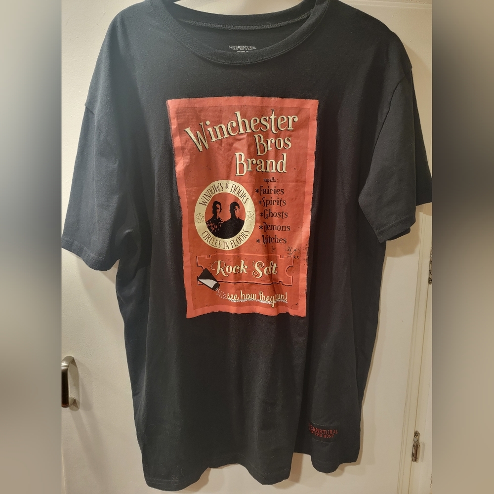 Supernatural Culturefly Exclusive Winchester Bros Brand Rock Salt T-Shirt